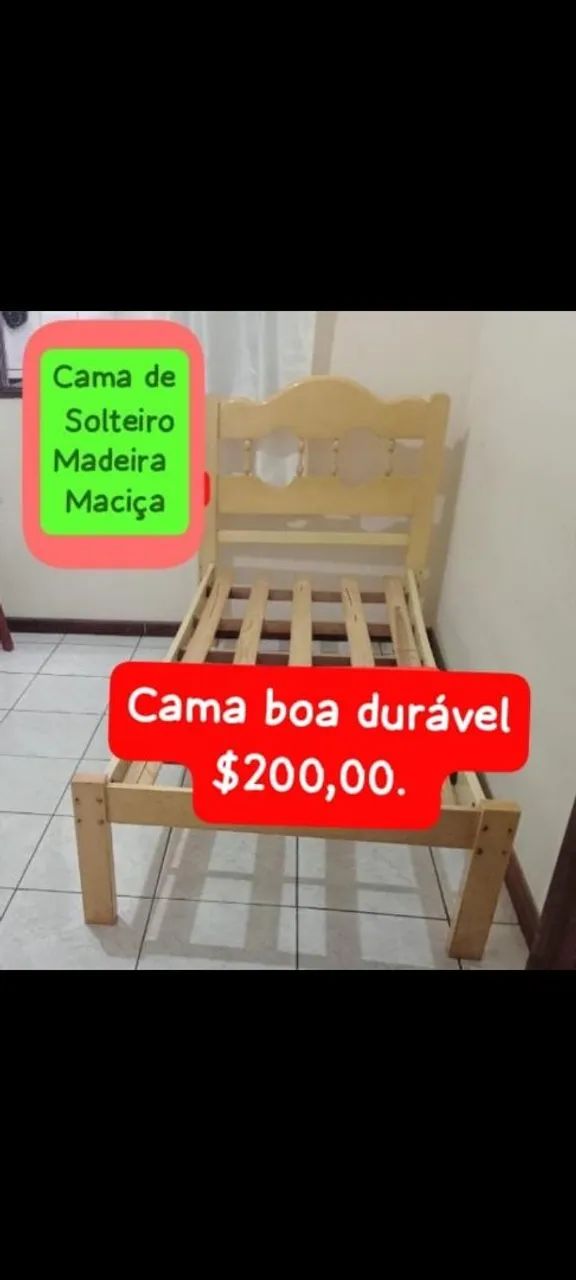CAMA DE SOLTEIRO 