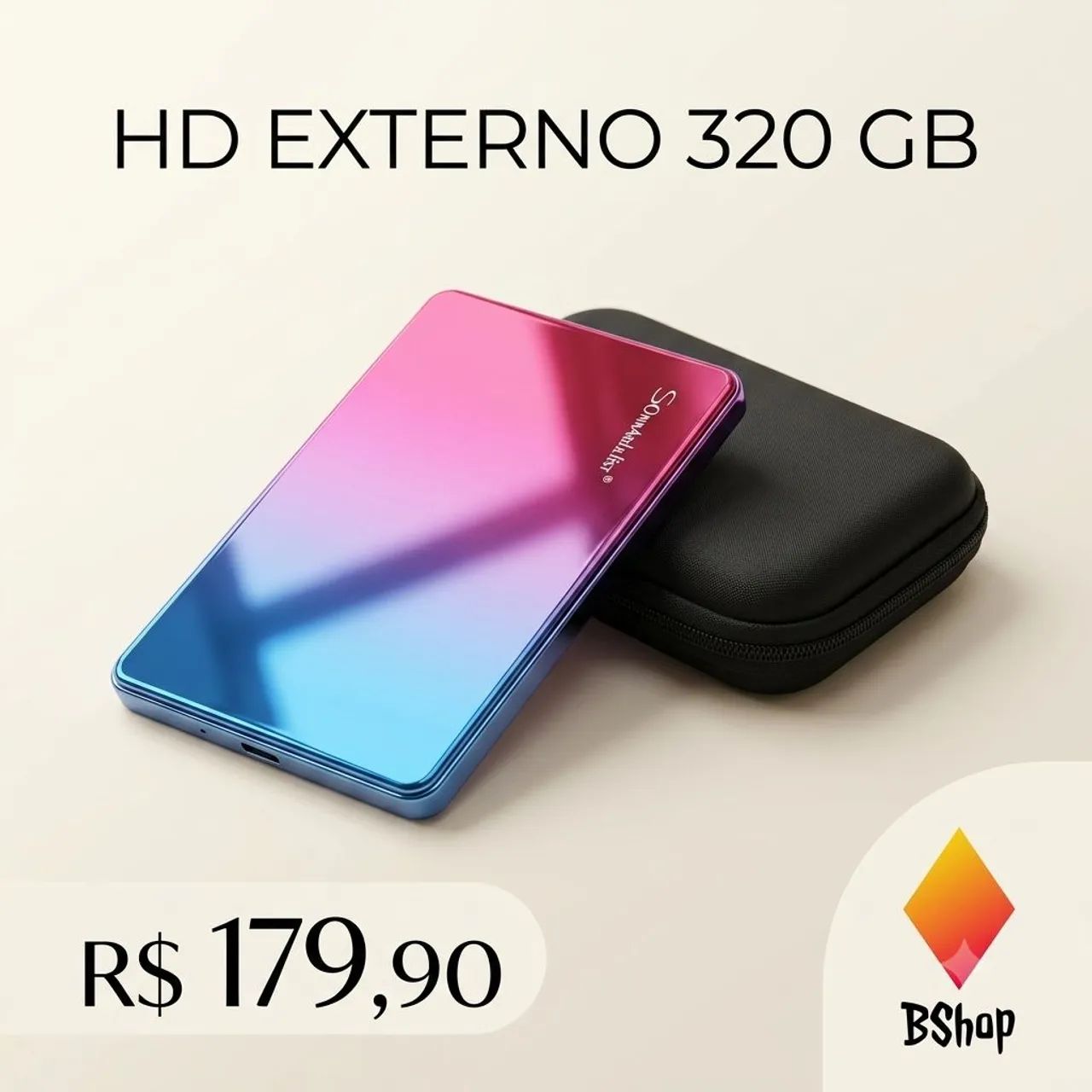 HD externo 320 GB 
