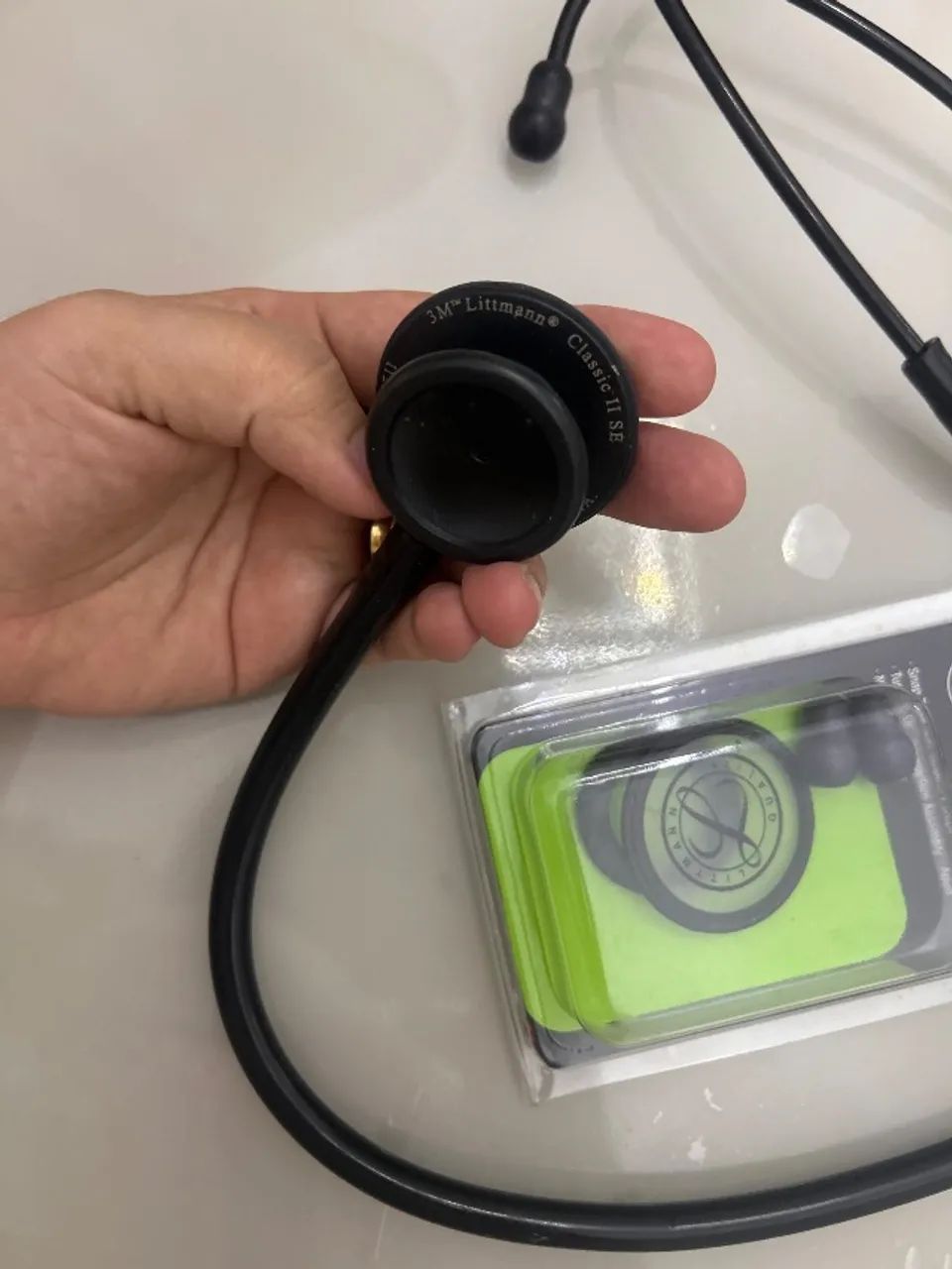 Estetoscópio Littmann Classic III Black Edition Original - Foto 3