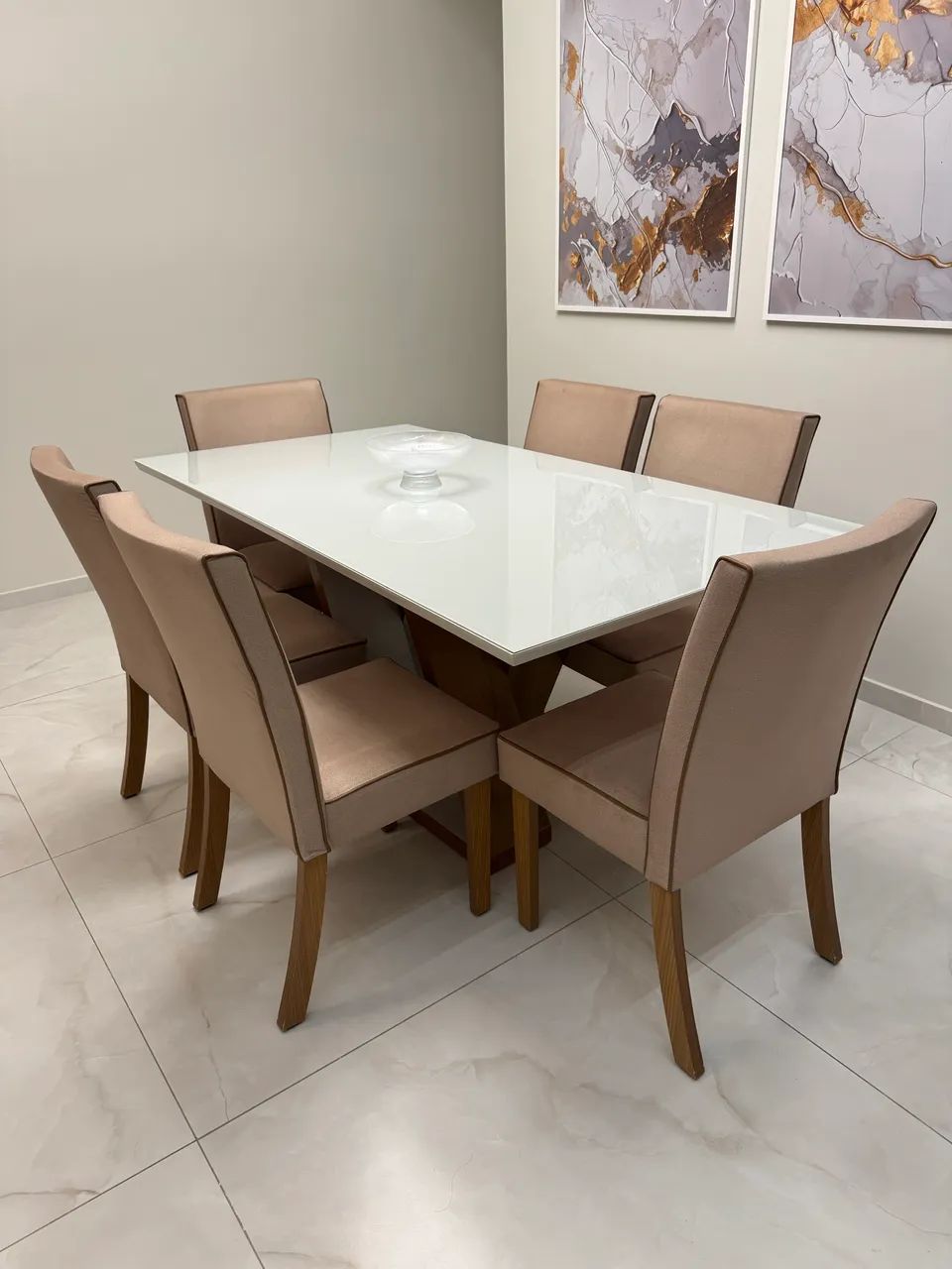 Mesa de jantar 6 lugares completa - Foto 3