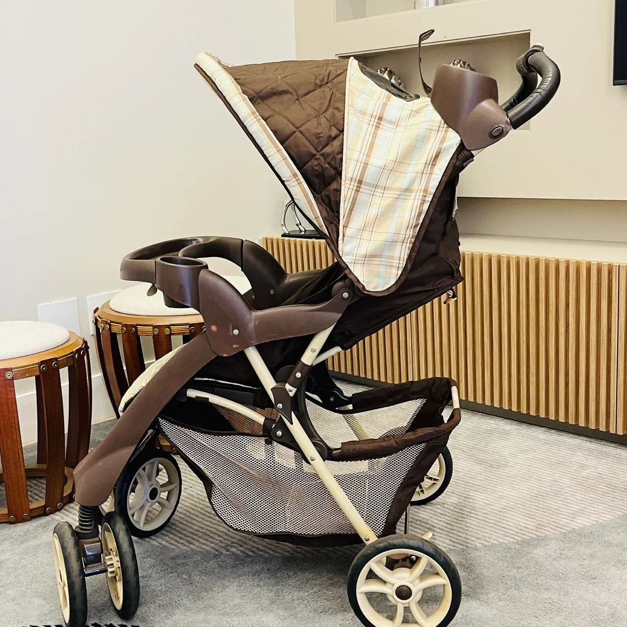 Carrinho de Bebe Graco com Bebê Conforto Original | Completo e Conservado - Foto 5