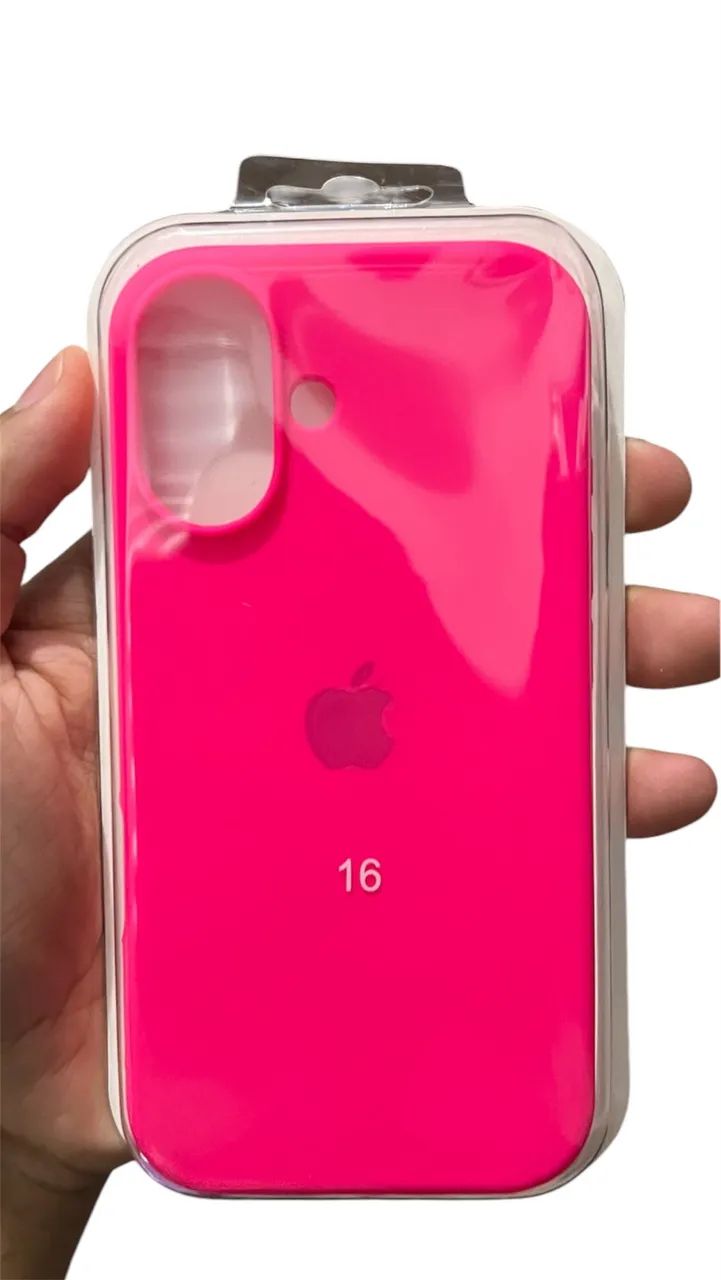 Capinha silicone premium iPhone 16