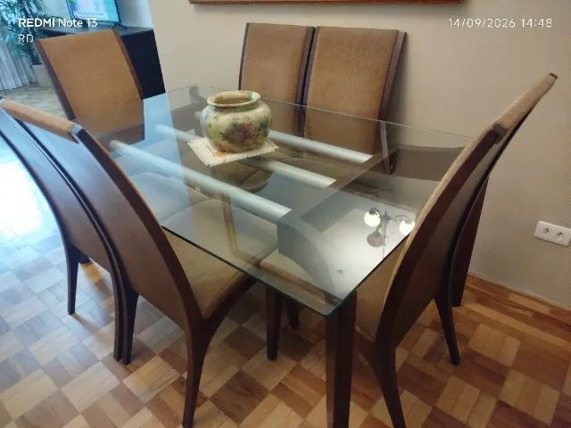 Sala de jantar com 6 cadeiras - Foto 3