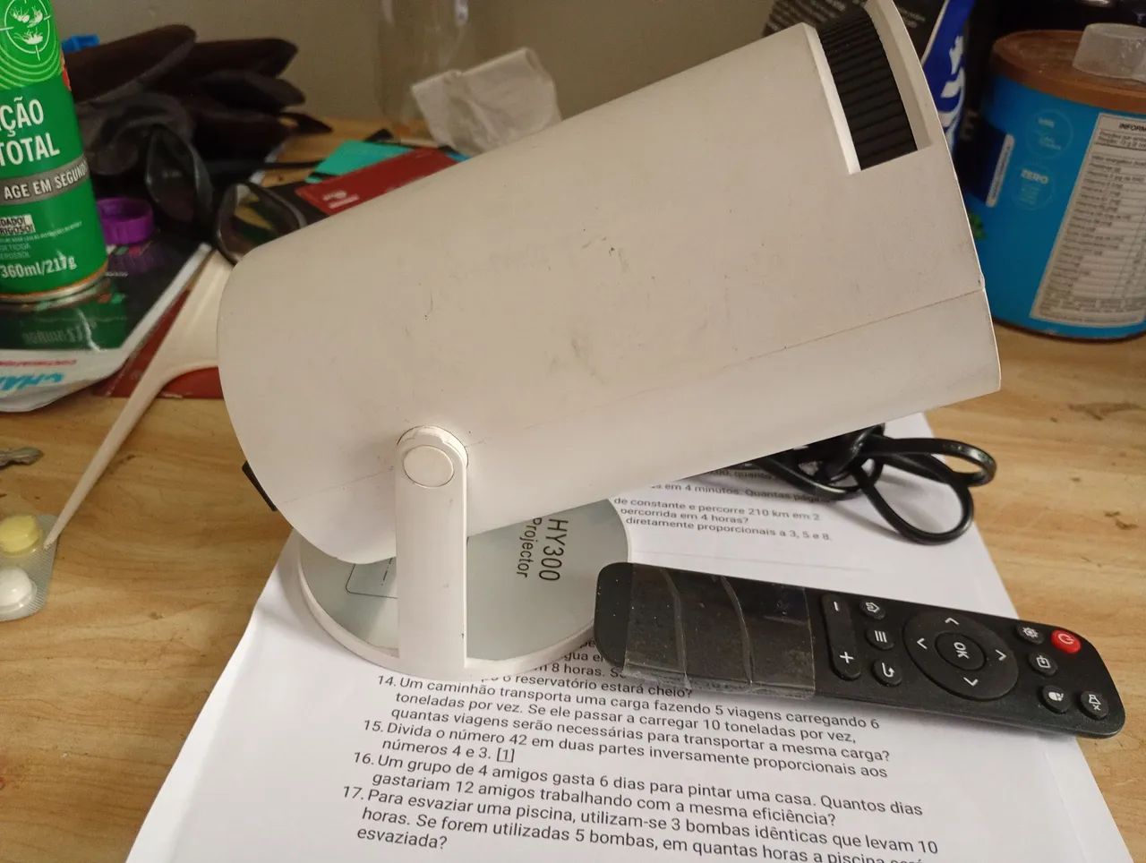 Vende se projetor HT300 4k Android muito bom. - Foto 2