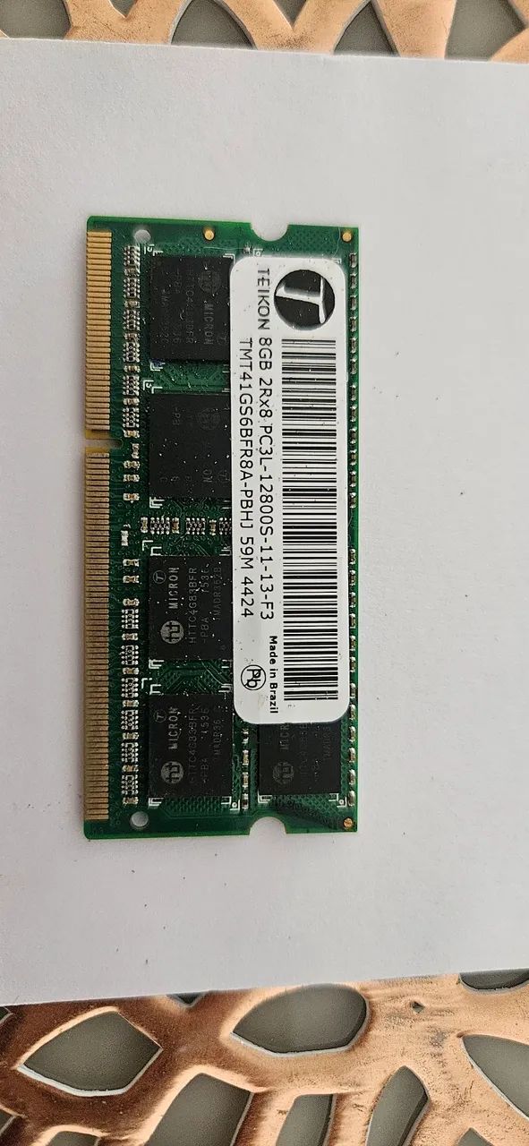 Memória RAM 8gb ddr3