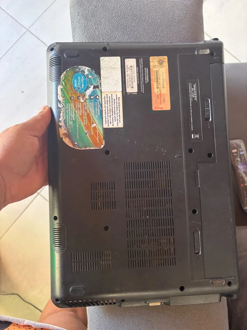 Notebook Positivo sem ligar com leitor de CD e DVD - Foto 5