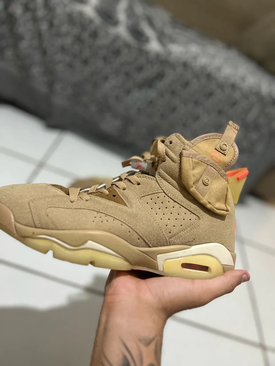 Jordan 6 Travis Scott British Khaki. - Foto 2