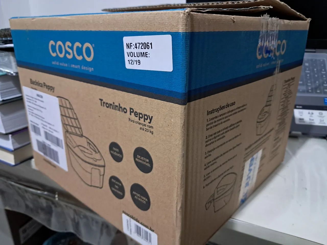 (NOVO) Troninho Penico e Redutor de Assento Peppy - Cosco  - Foto 5