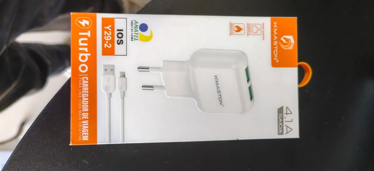 Carregador Turbo com cabo de 1m - Foto 3