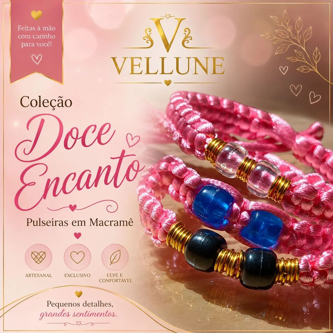 Pulseiras em Macramê  - Foto 4