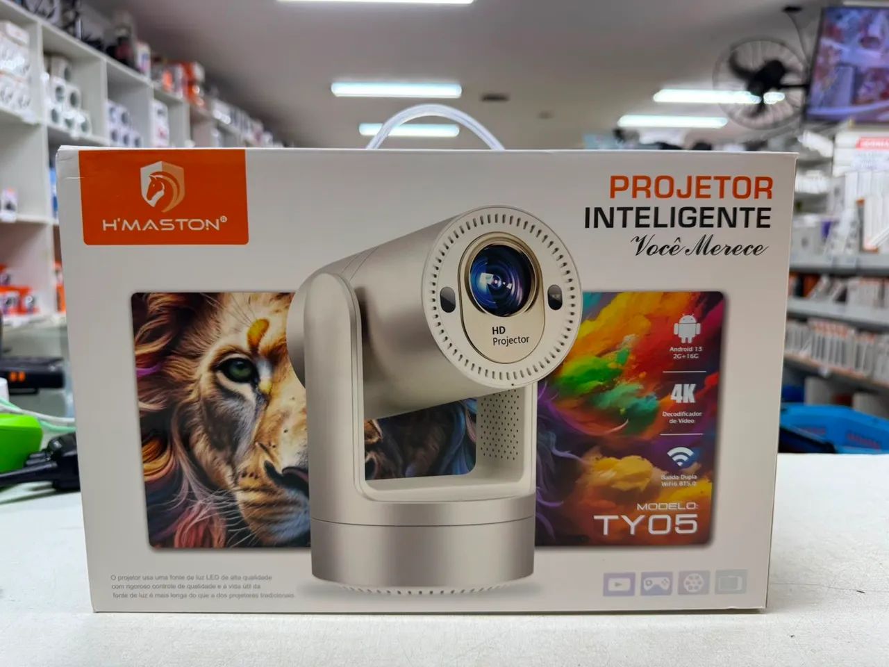 Projetor de imagem 4k Android  - Foto 5