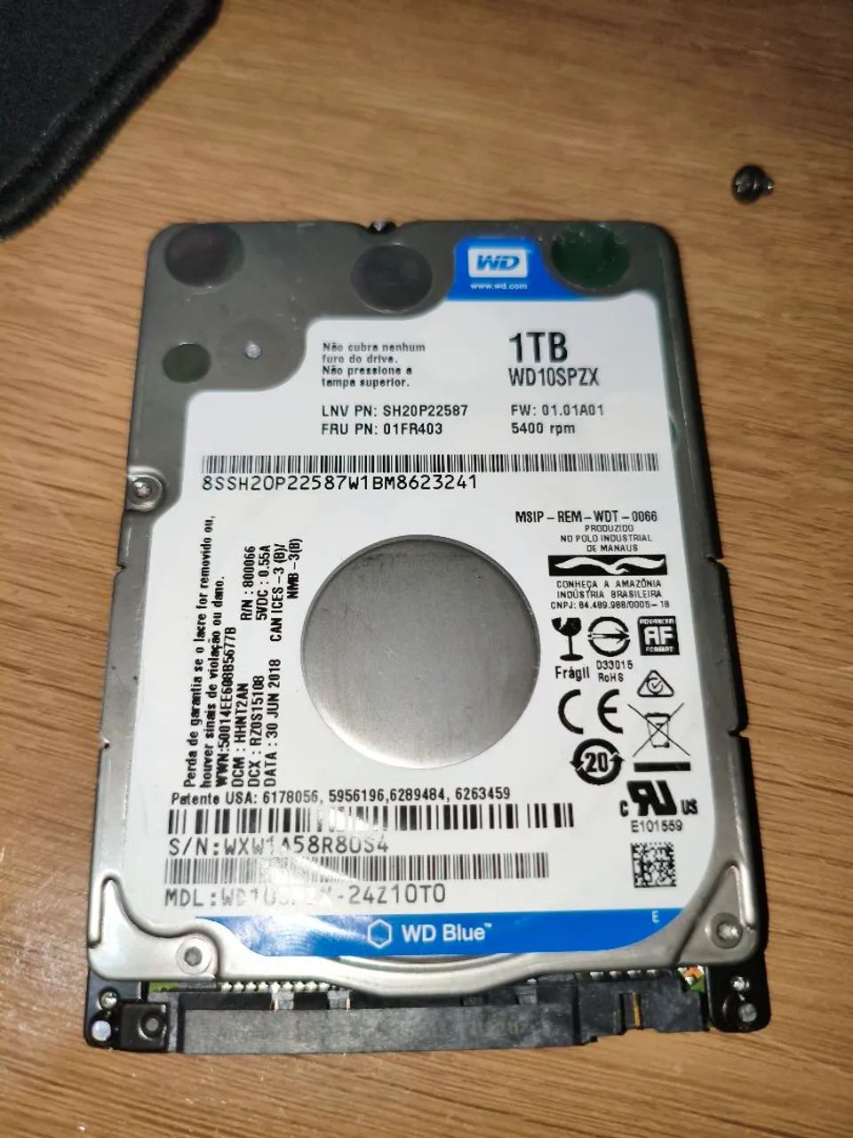 HD Sata WD 1 TB