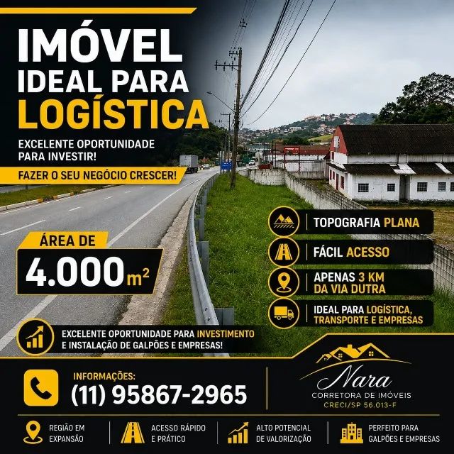Galpão Logístico em Santa Isabel - SP | Excelente Acesso à Dutra  - Foto 3