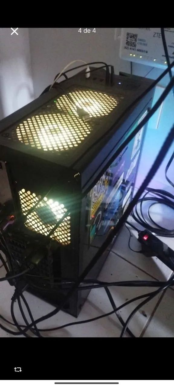 Computador gamer completo 2 monitores 