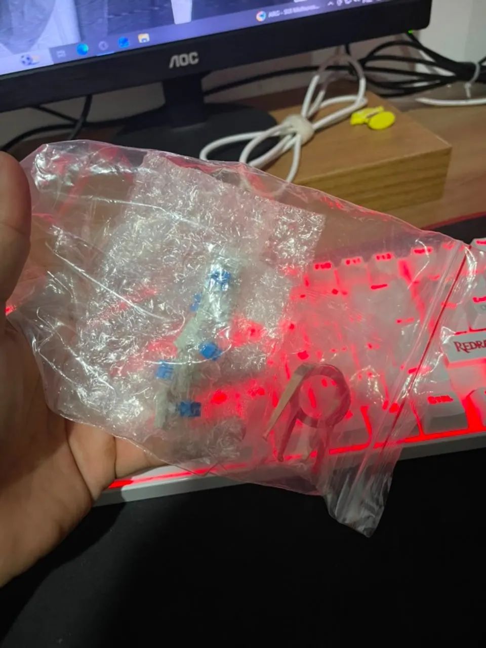 Teclado Mecânico RedDragon Kumara white - Foto 3