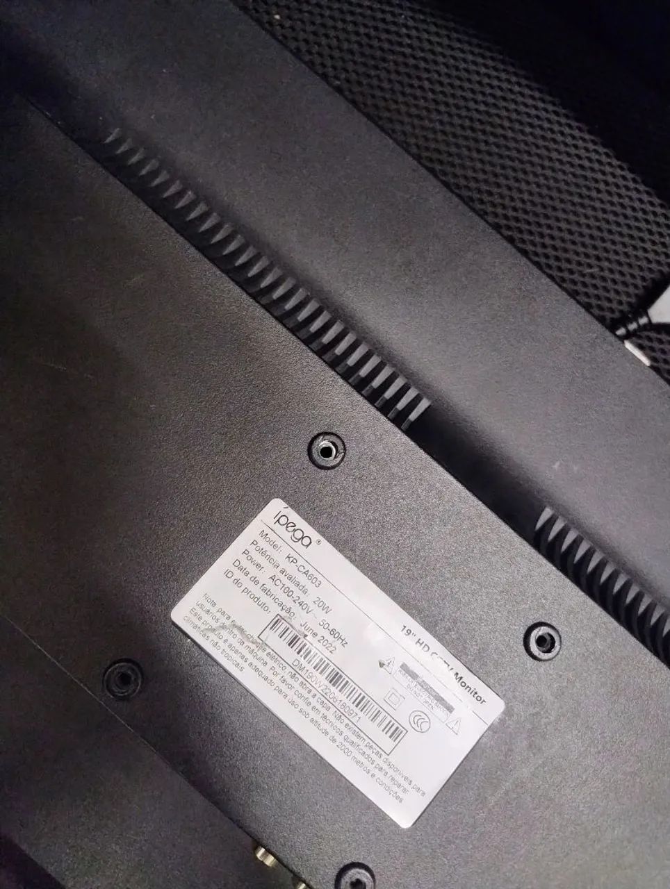 Monitor Ípega 19 polegadas KP-CA603 - Foto 4