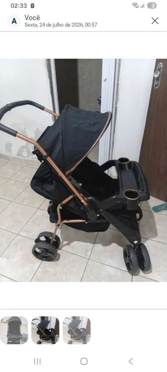 Carrinho de passeio de bebê  - Foto 2