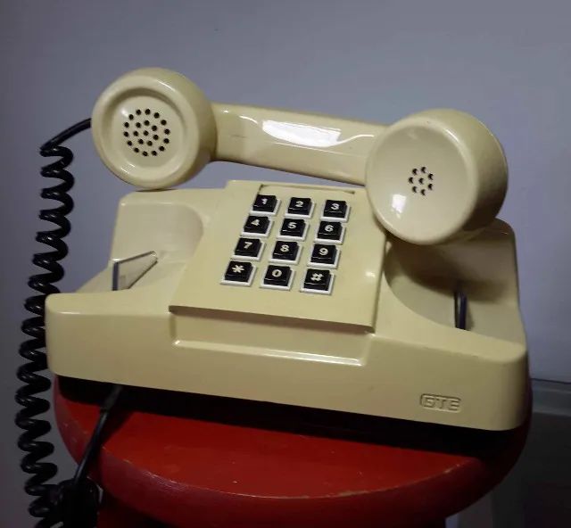 Antigo Telefone Fixo GTE - Foto 3