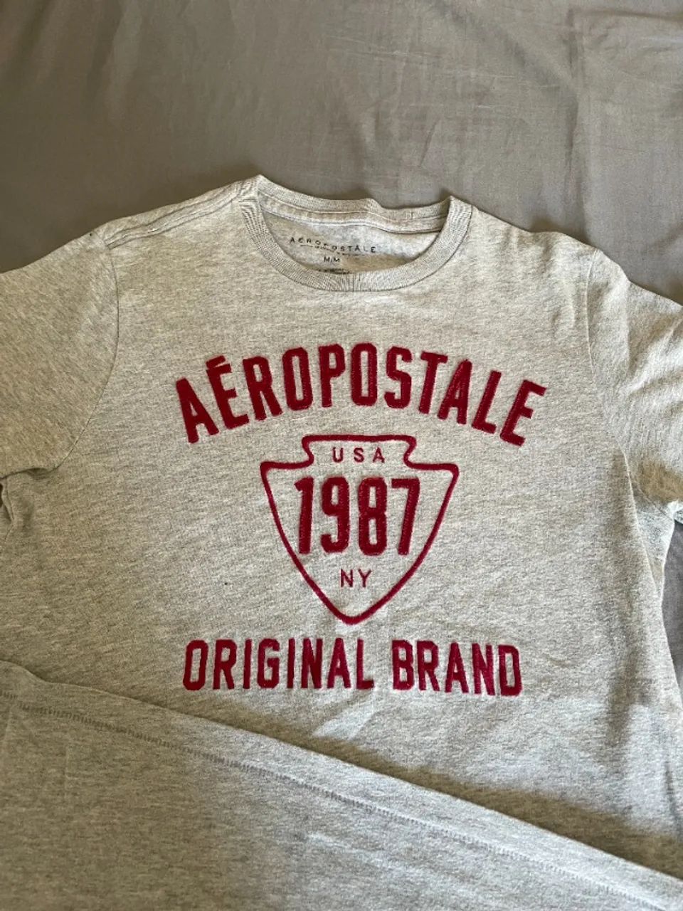 Camiseta Aeropostale cinza - Foto 3