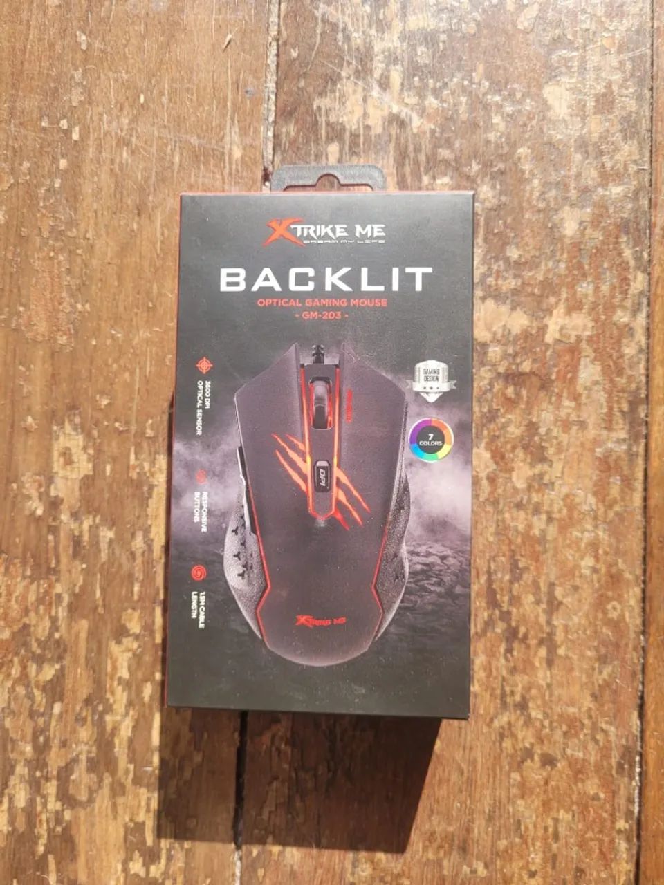 Mouse Gamer Backlit Optical Gm-304 2400 Dpi - Foto 2