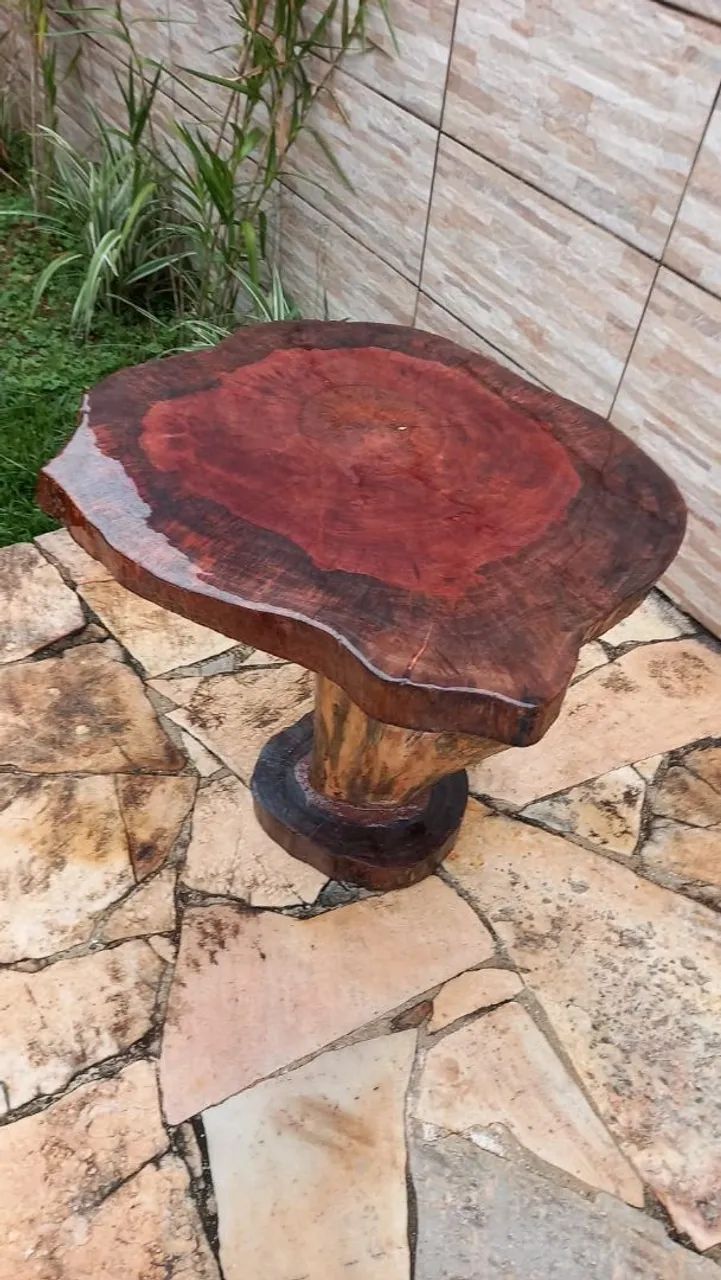 Mesa Rústica em Madeira Maciça Resinada  - Foto 3