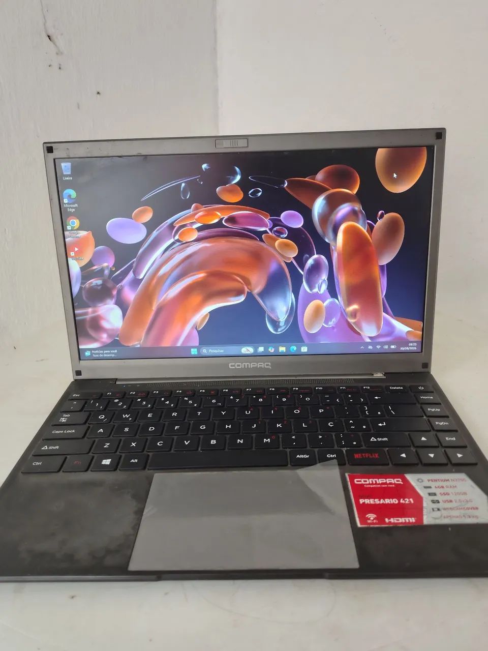 Notebook compacto 4 GB e 128 de armazenamento pode expandir - Foto 4
