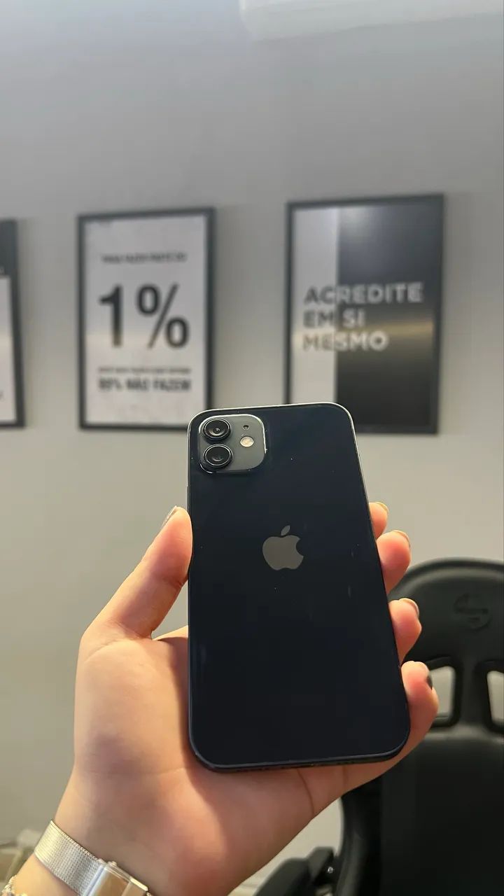 iPhone 12 128GB sem defeitos preto  - Foto 2