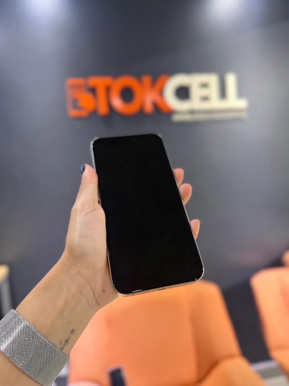 Iphone 15 Pro Max 256GB Natural Face ID OFF Seminovo Garantia