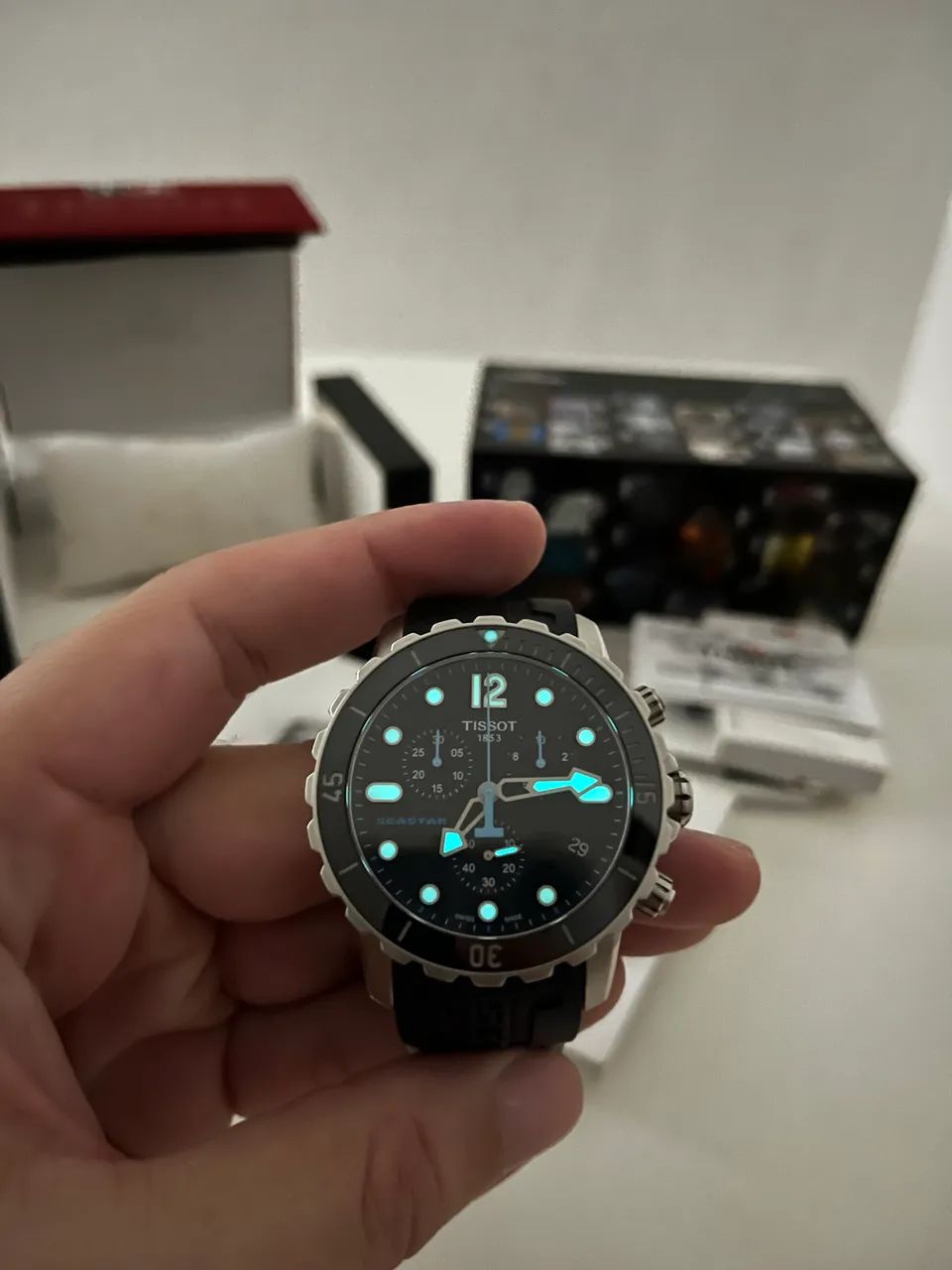 Relógio Tissot Seastar Cronógrafo - Foto 5