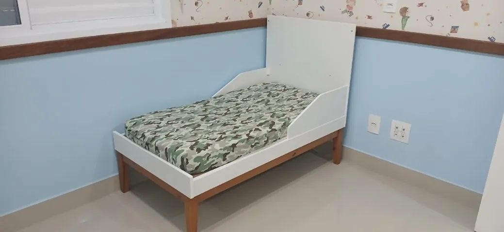 Berço/Mini Cama + Colchão Ortobom - Foto 3