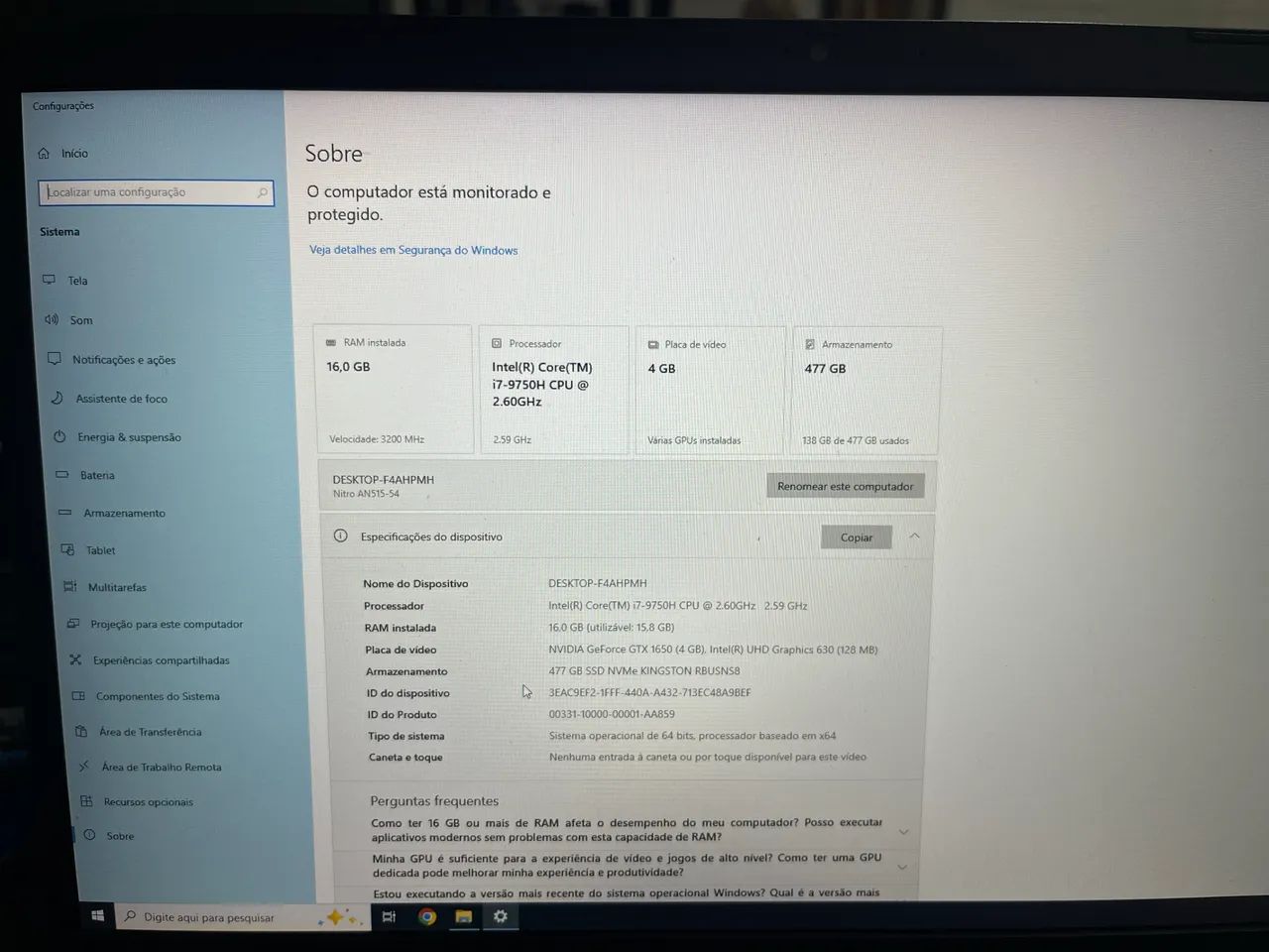 NOTEBOOK GAMER