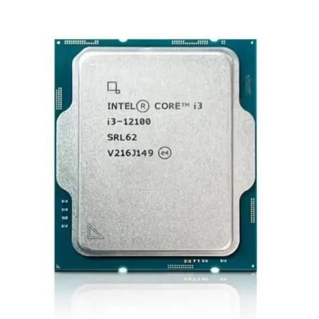 Processador Intel Core I3-12100, 30GHz, Cache 12MB, 8 Threads, LGA 1700