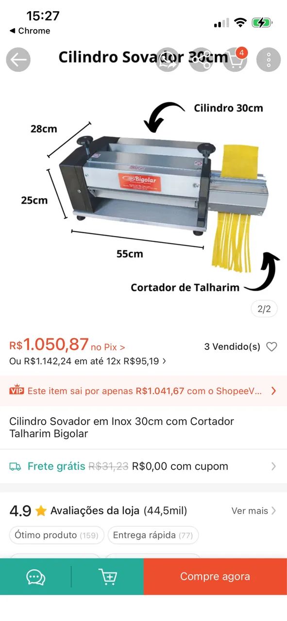 Cilindro elétrico  - Foto 2