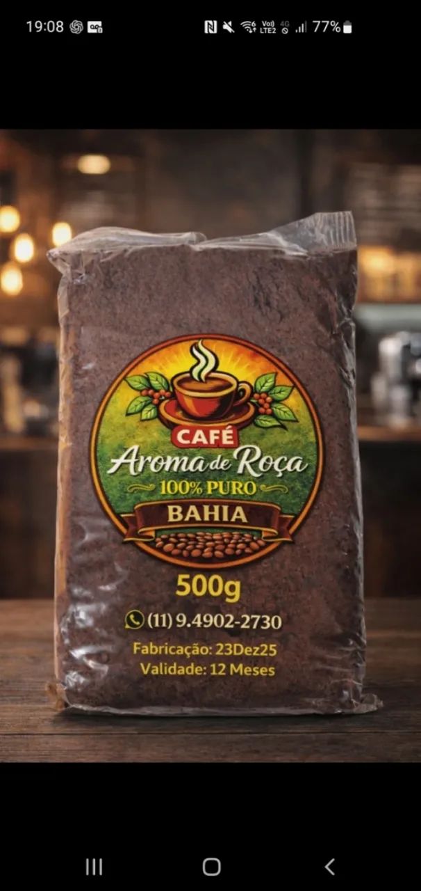 Cafe: Aroma de Roça 100% Puro Bahia - Foto 4