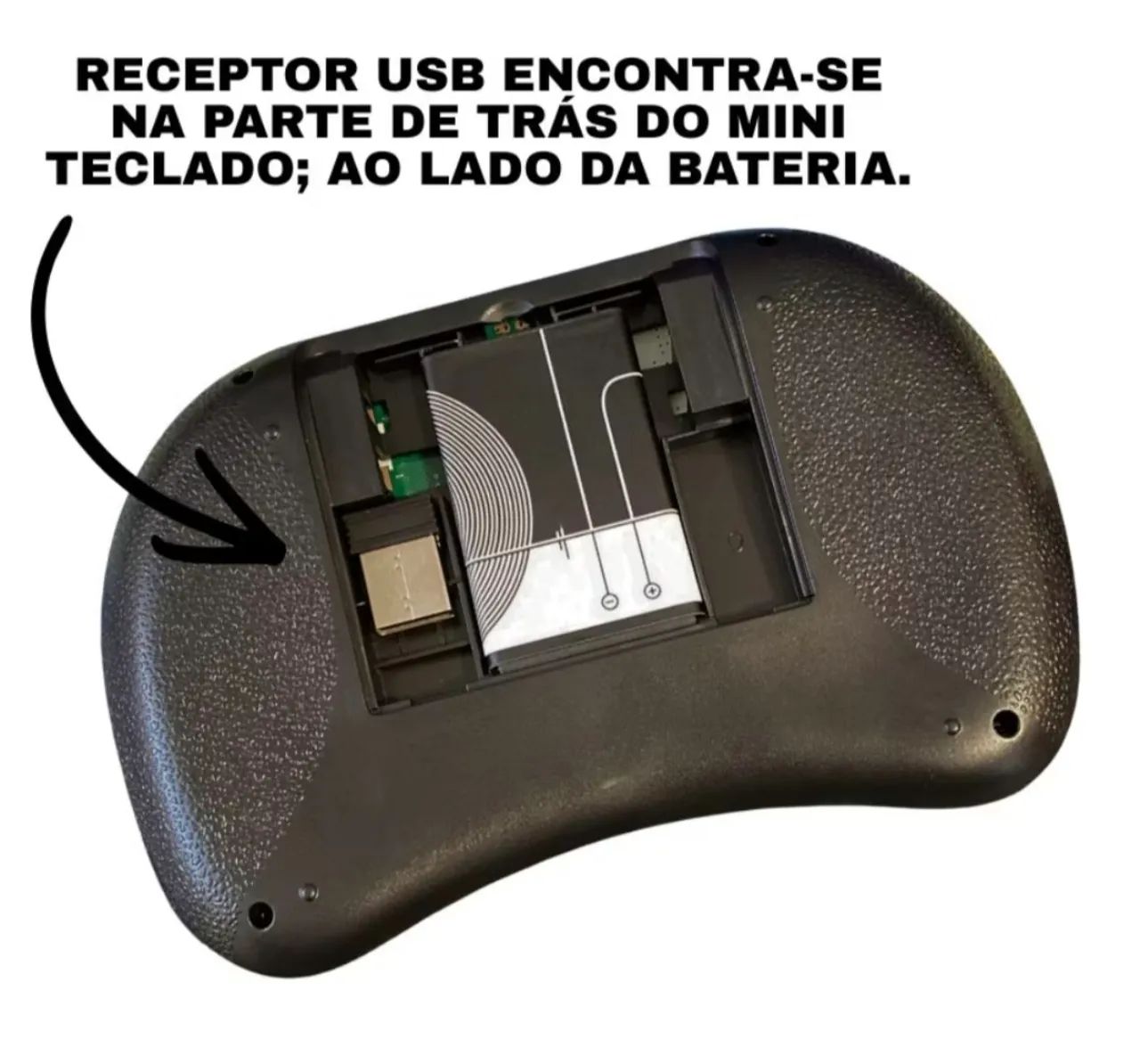 Mini Controle Teclado Bluetooth Sem Fio  - Foto 2