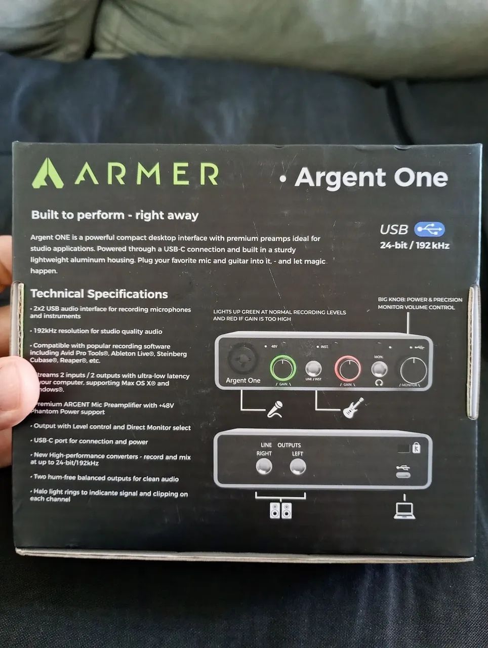 Interface áudio armer agente one - Foto 3