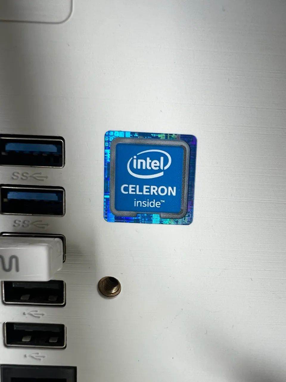All in One Ultra Intel Celeron 4GB, Tela 23,8'', Branco - Foto 3