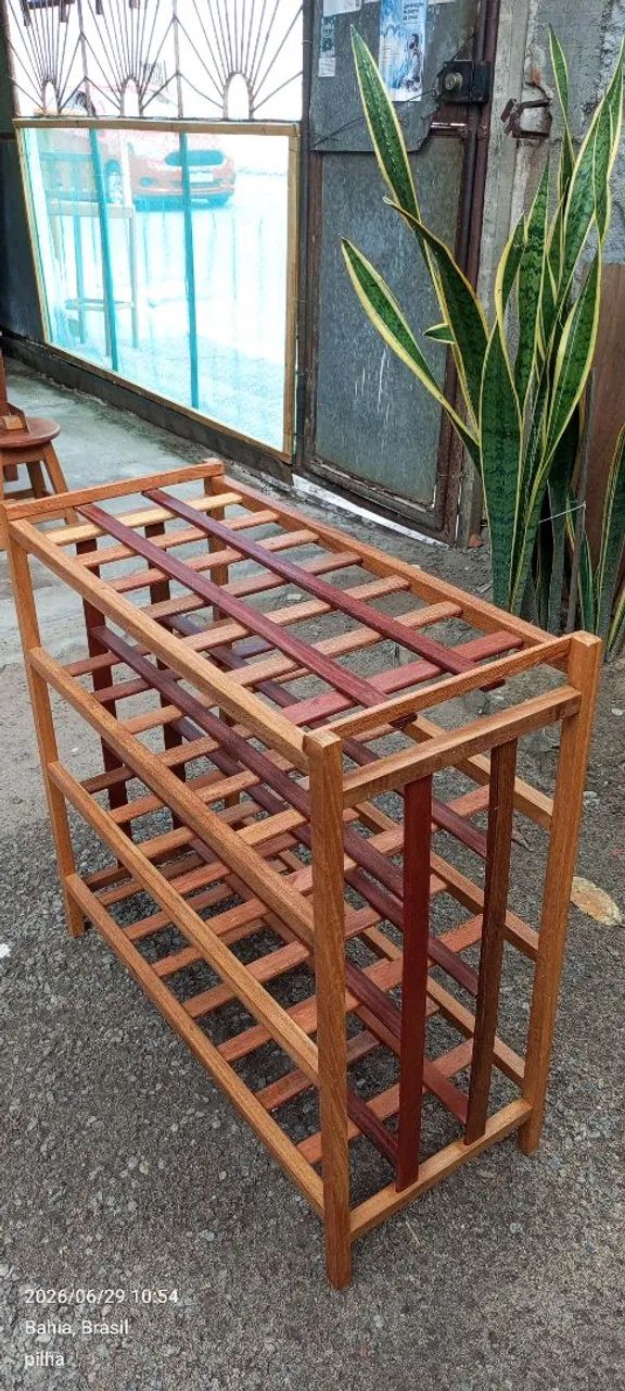 Vendo Sapateira Multiuso em Madeira  - Foto 3