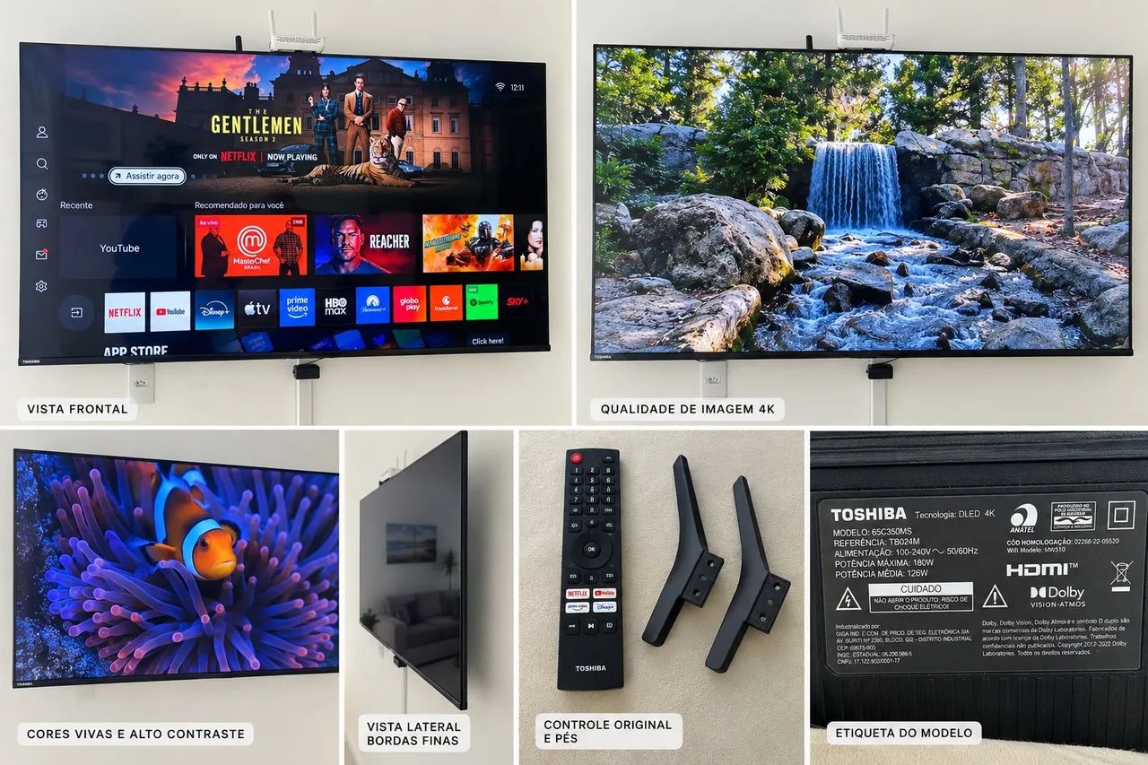 Smart Tv 65 4k Toshiba - Foto 3