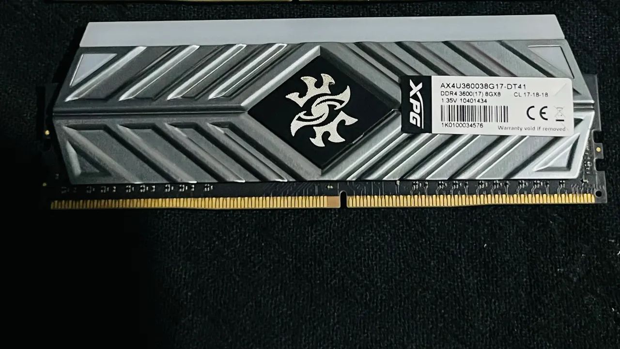 2X XPG D41 ARGB - RAM DDR4 8GB - Memória RAM - Itararé, São