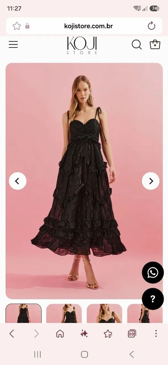 Vestido para festa