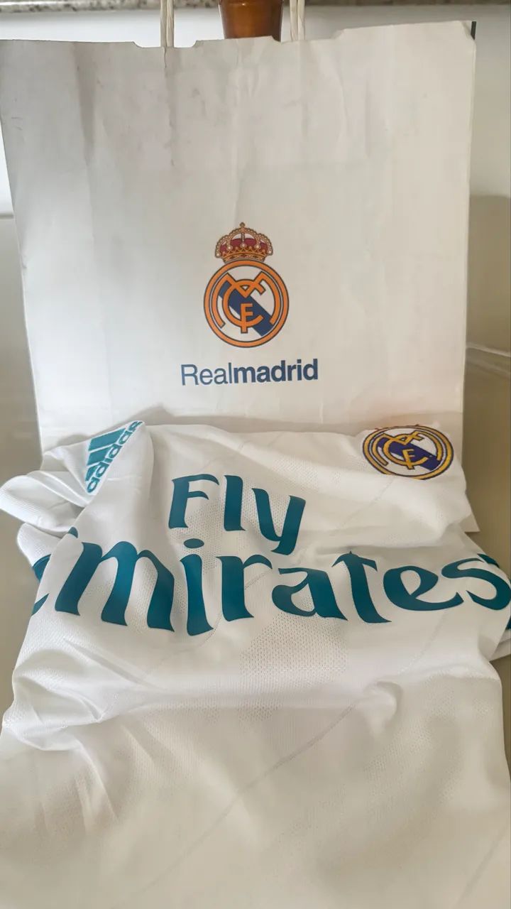 Camisa Real Madrid CR7 ORIGINAL TAM G relíquia 