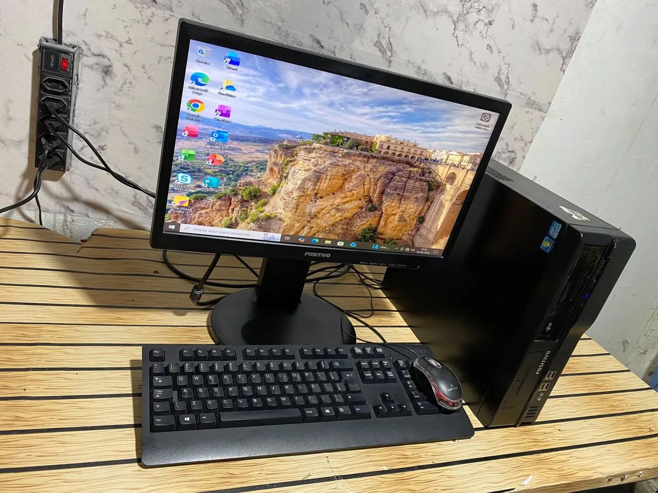 PC COMPLETO  CORE I5 4GB ACEITO CARTÃO DO GARANTIA 600$ - Foto 2