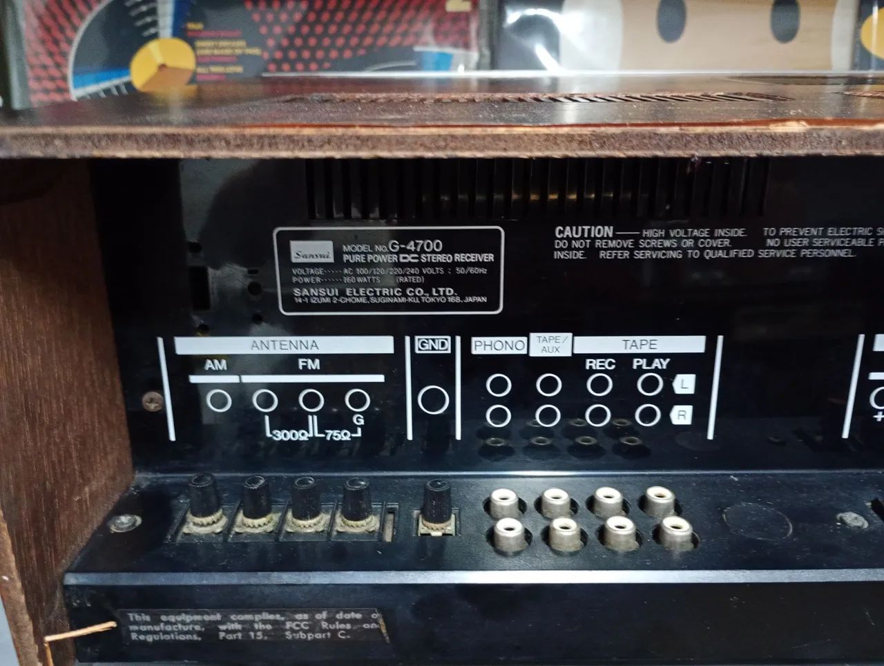 RECEIVER SANSUI MODEL G 4700 - Foto 4