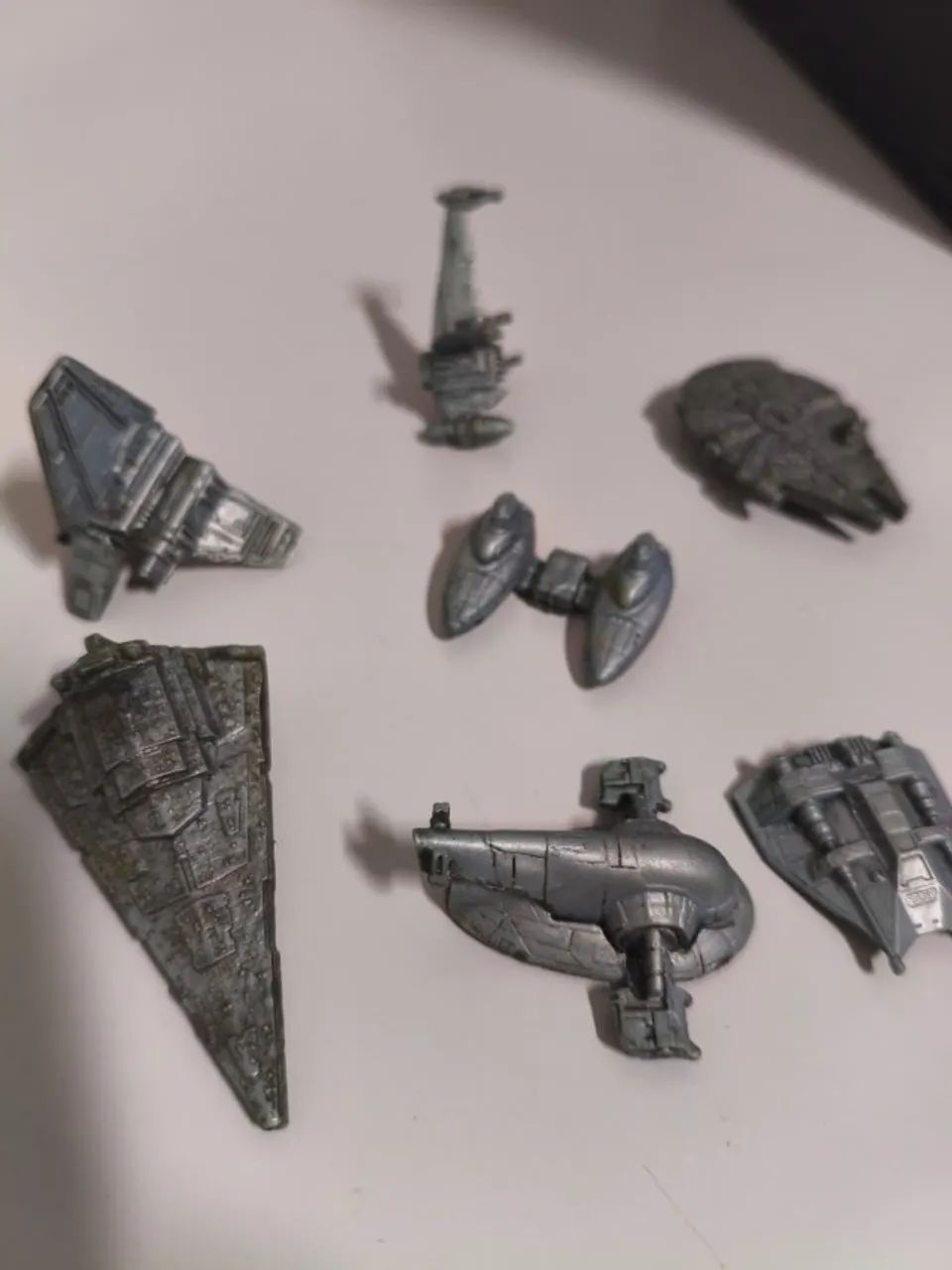 Lote com 7 miniaturas de naves da saga Star Wars  - Foto 3