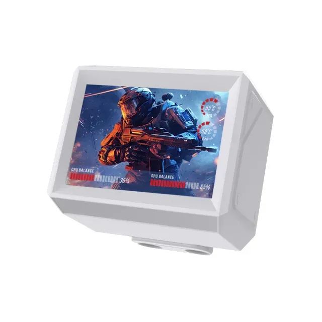 WATER COOLER ROUND 5 NOTUS WHITE LCD 360MM N/NF - Foto 4