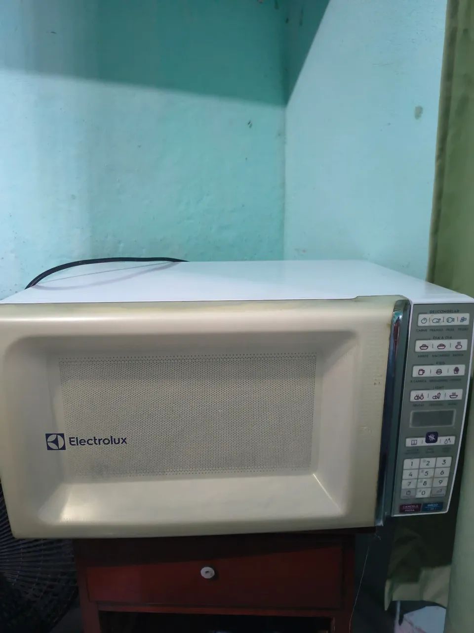 Microondas funcionando perfeitamente 