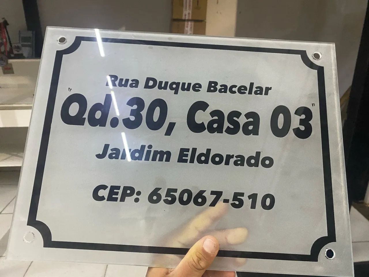 FABRICO PLACAS DE ENDEREÇO  - Foto 2