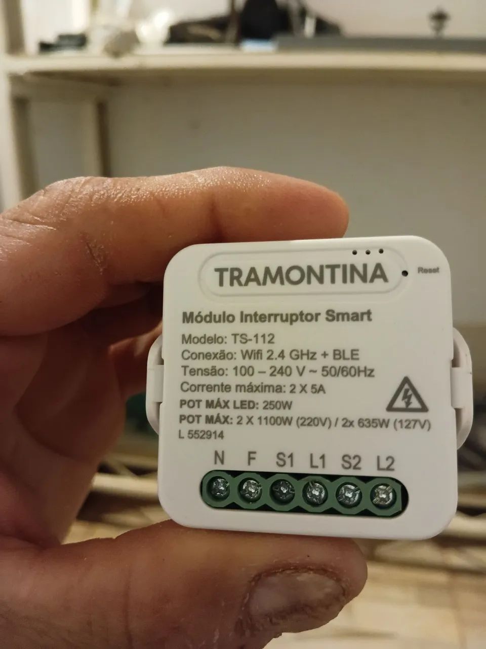 Módulo de 2 canais para automação 