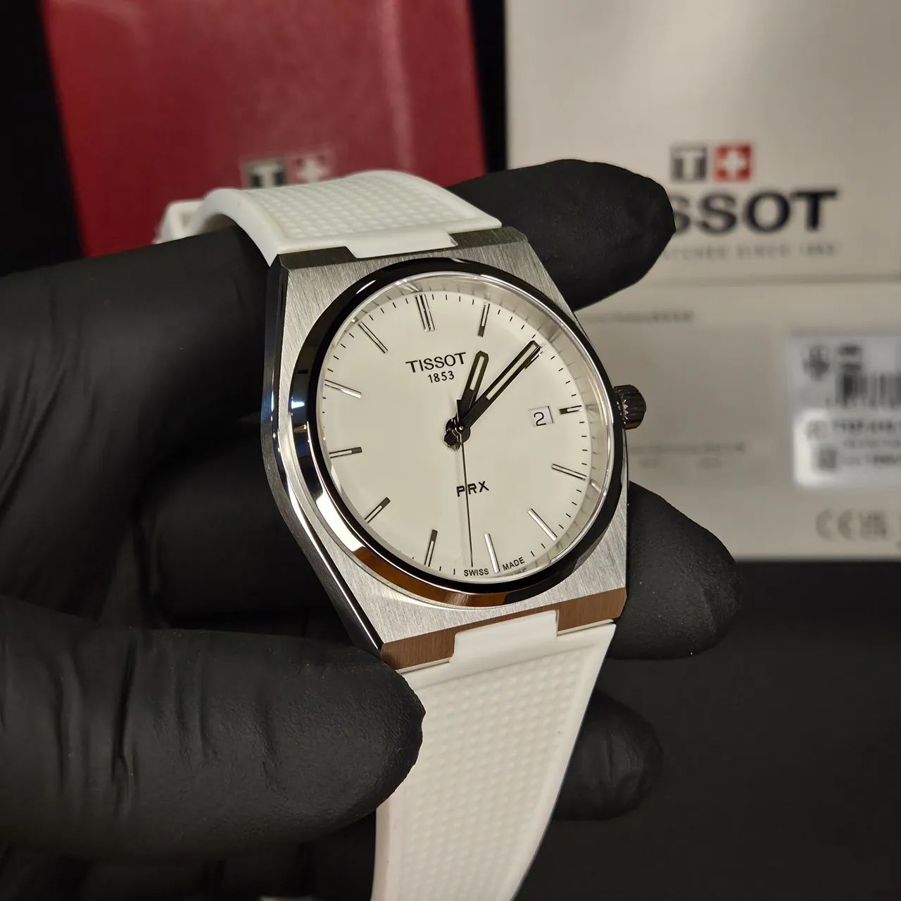 Tissot PRX 40mm Quartz (Branco Full) - NOVO  - Foto 2